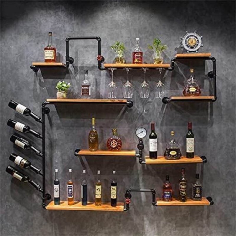 17 Bar Shelf Ideas & 50+ Home Bar Designs Guyabouthome
