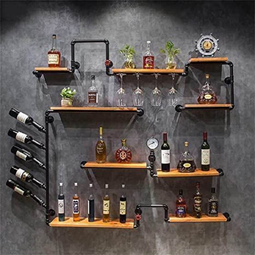 Floating Shelf Bar Ideas Floating Shelf Bar Ideas