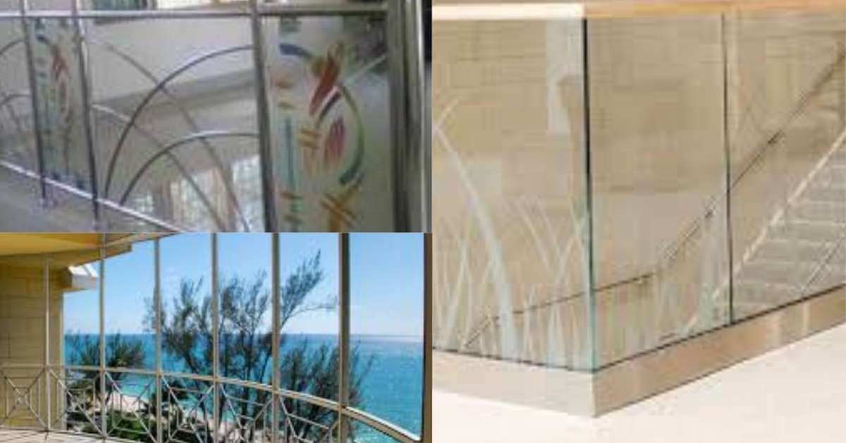 Images of glass grill design for balcony