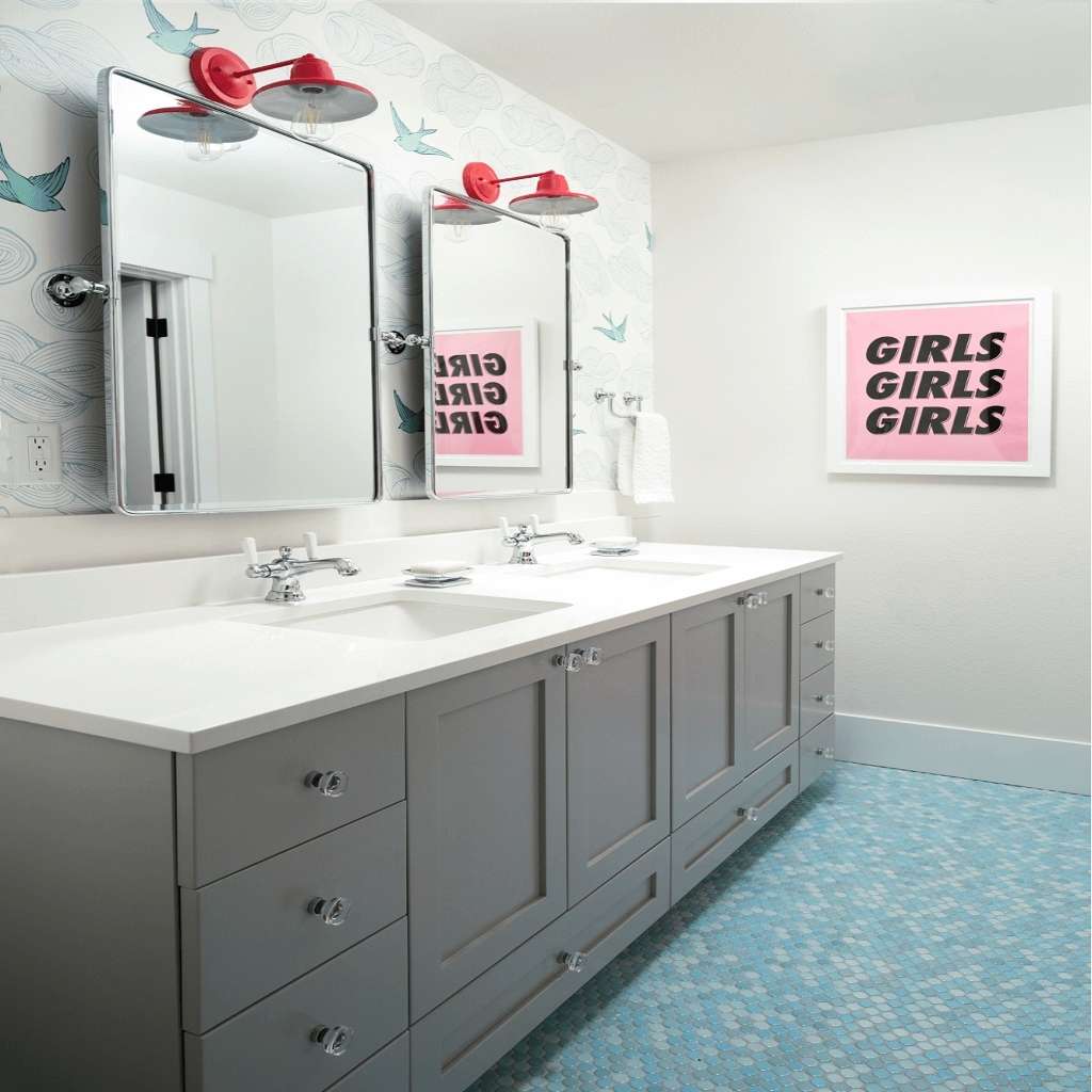 Kids Grey Vanity Bathroom Ideas Kids Grey Vanity Bathroom Ideas