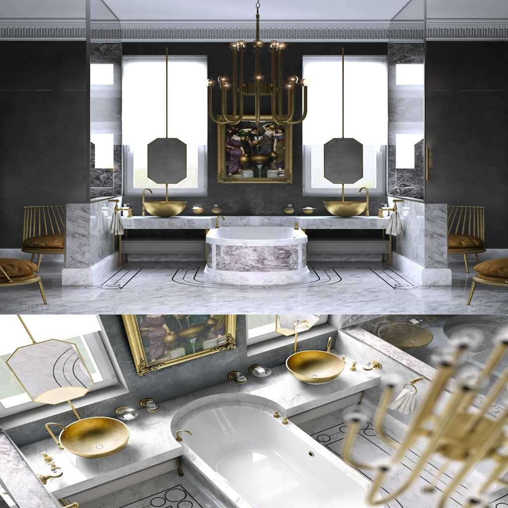 Perfectly Symmetrical Bathroom Double Sink Ideas Perfectly Symmetrical Bathroom Double Sink Ideas