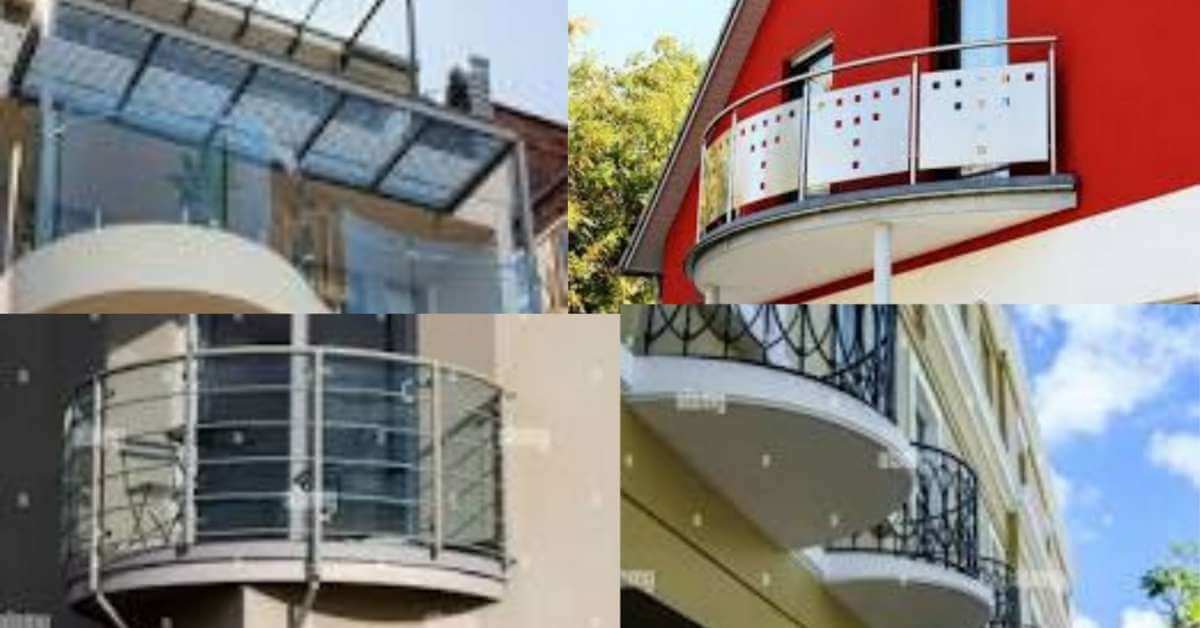 Round glass railing designs for balcony Round glass railing designs for balcony