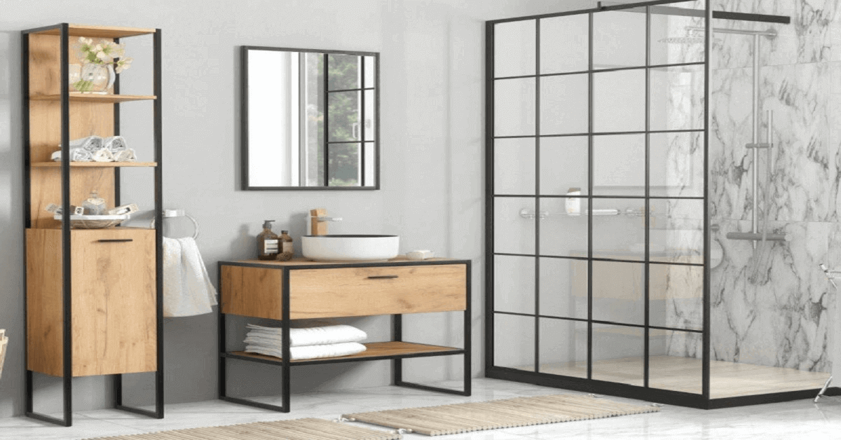 Simple Industrial Modern Double Vanity Bathroom Ideas Simple Industrial Modern Double Vanity Bathroom Ideas