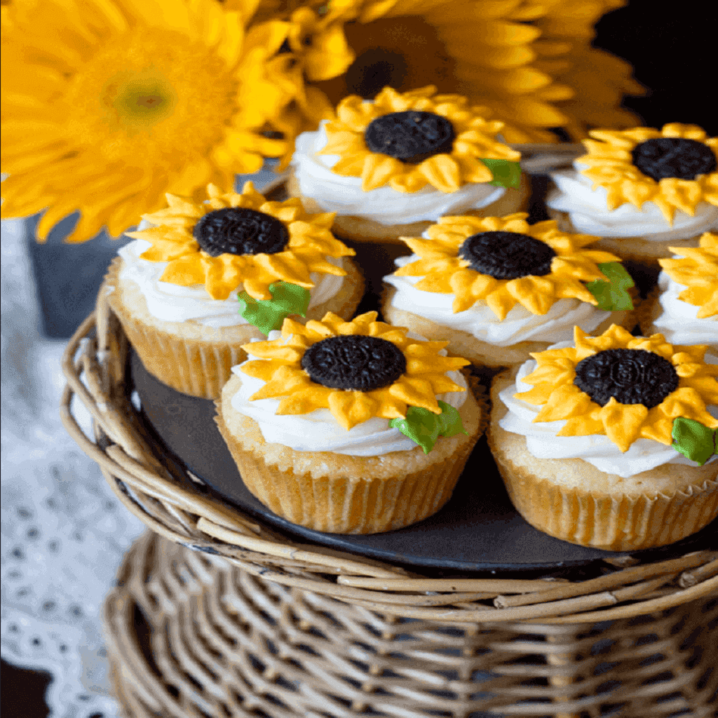 Sunflower cupcake Sunflower cupcake