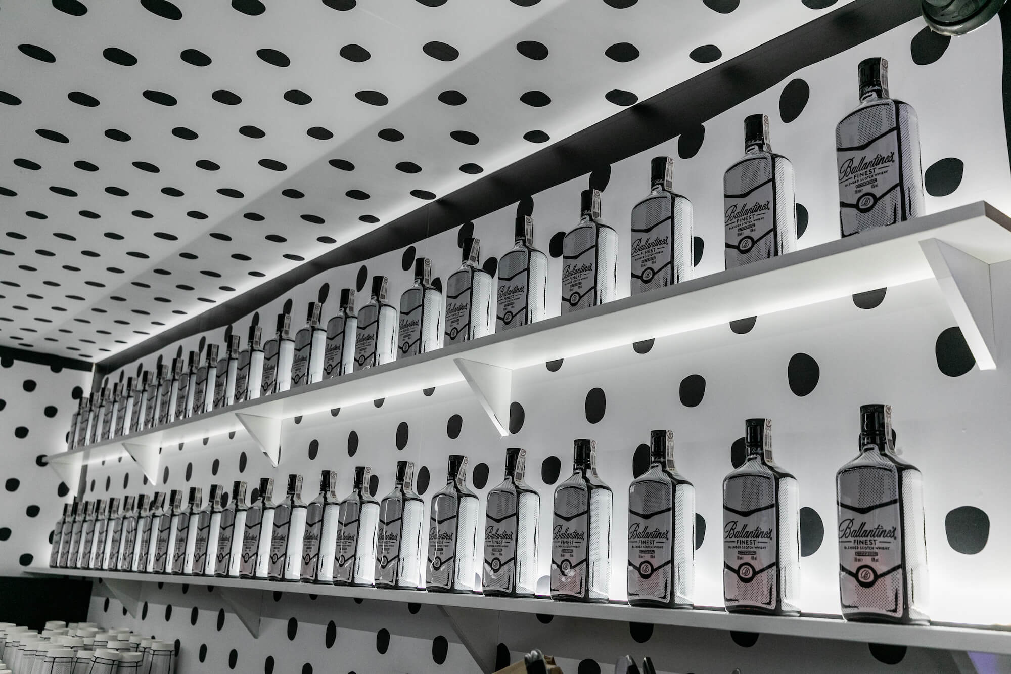 white & black bar shelf white & black bar shelf