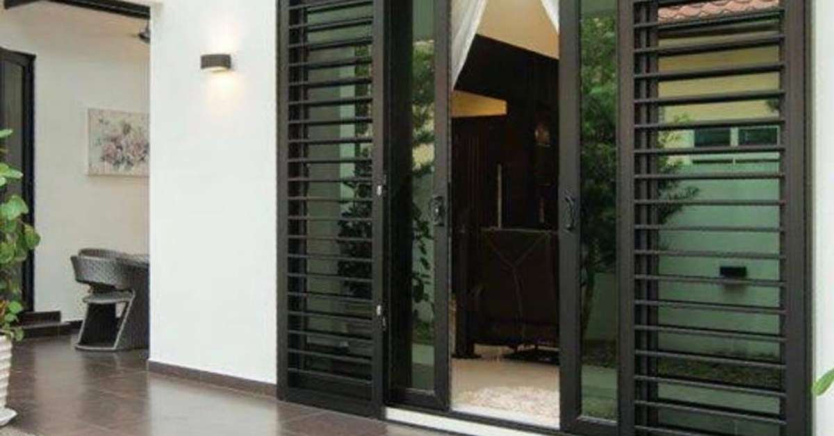 Balcony Door Grill Design Balcony Door Grill Design