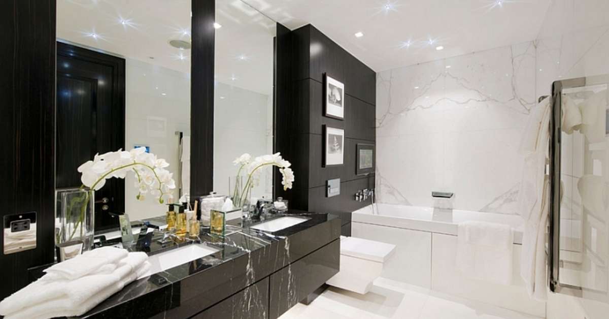 Black Elegantly Modern Painted Bathroom Cabinet Ideas Black Elegantly Modern Painted Bathroom Cabinet Ideas