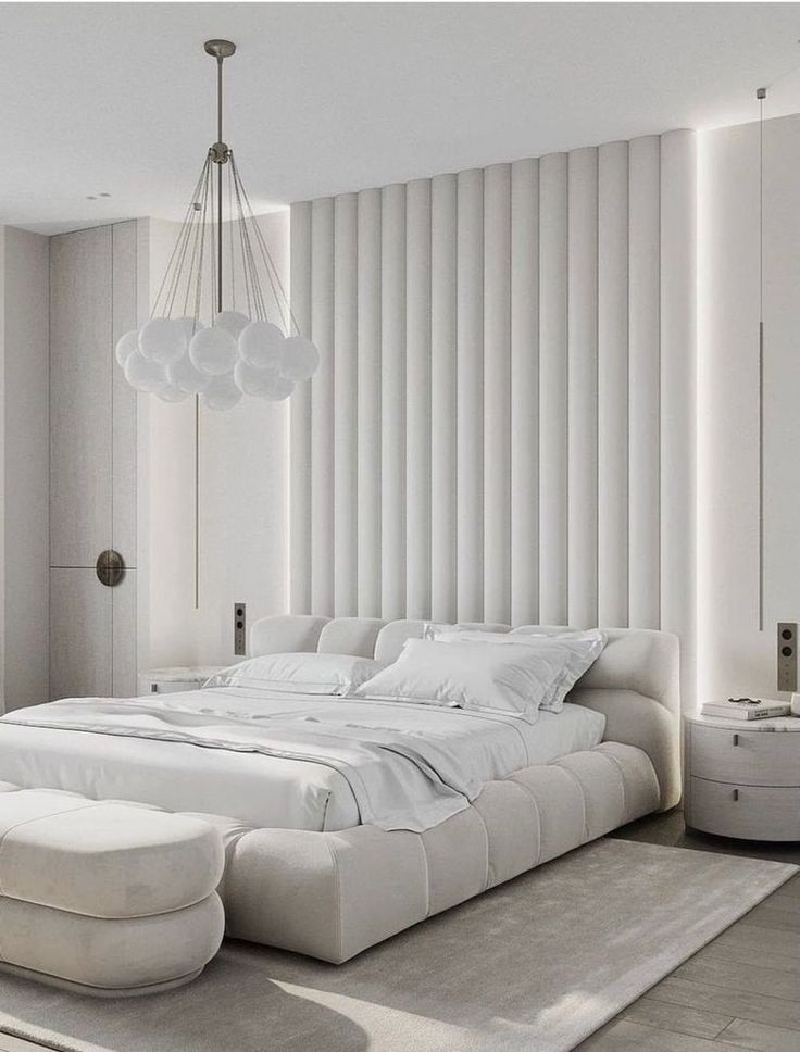 Classic White Bedroom Design