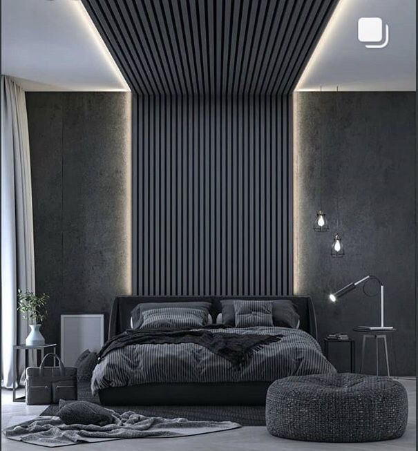 Elegant Bedroom With A Bench Elegant Bedroom With A Bench