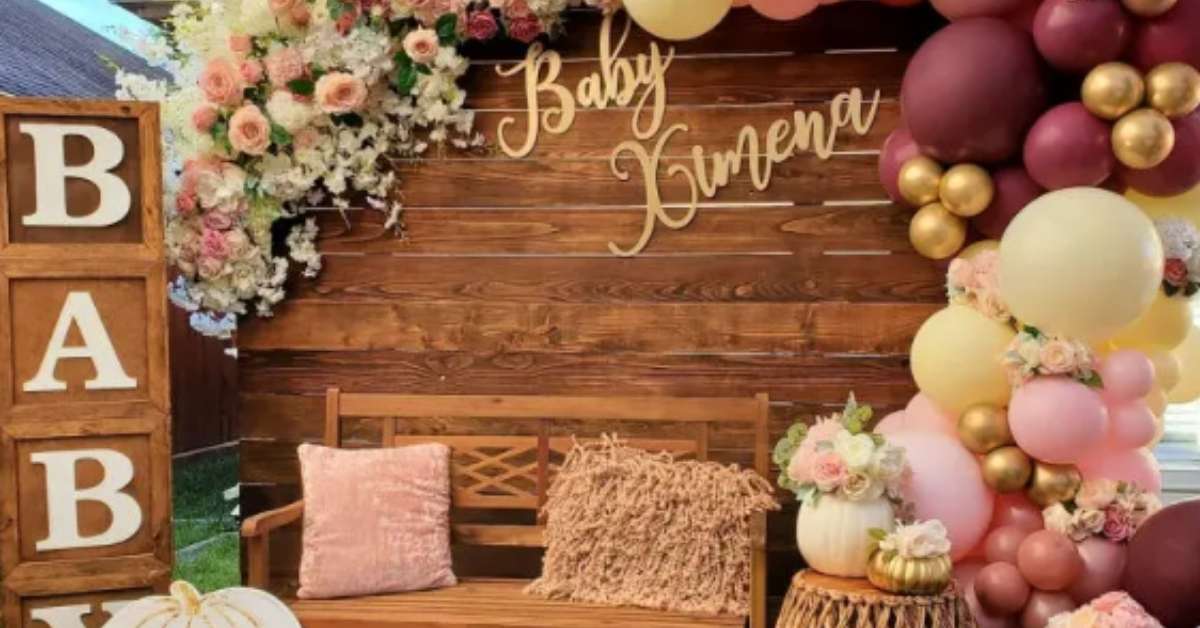 Fall theme baby shower