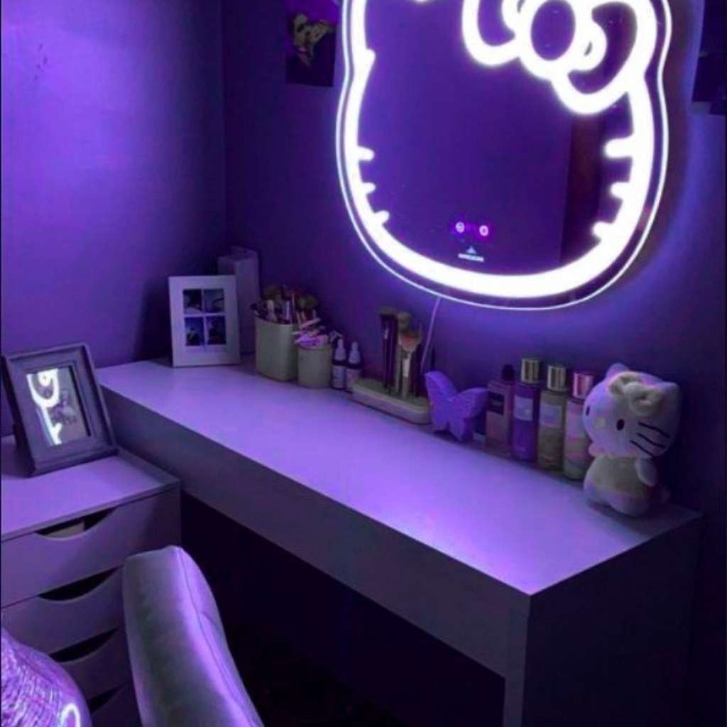 Mirror-Design With LED Light