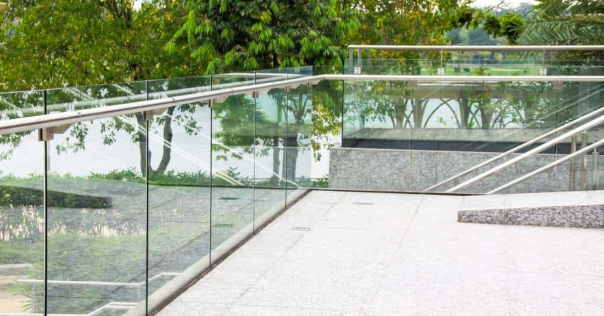 Modern balcony glass design Modern balcony glass design