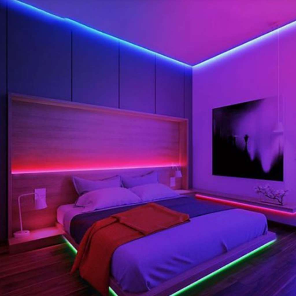 Neon led lights neon aesthetic bedroom