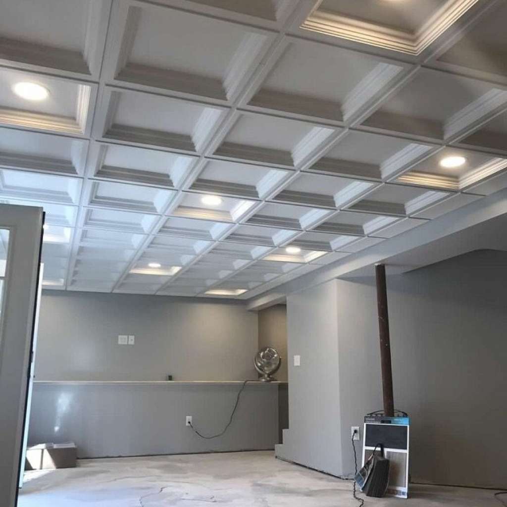 PVC tile ceiling