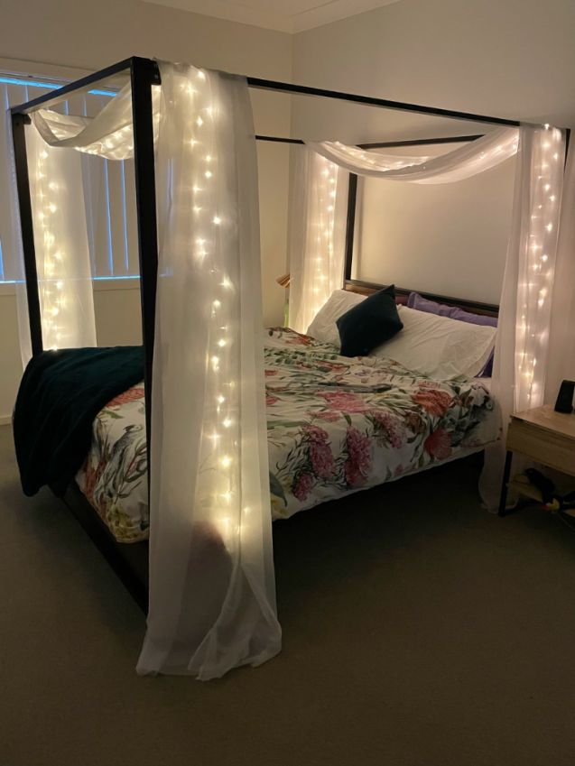 Romantic Canopy Bed For Women’s Bedroom