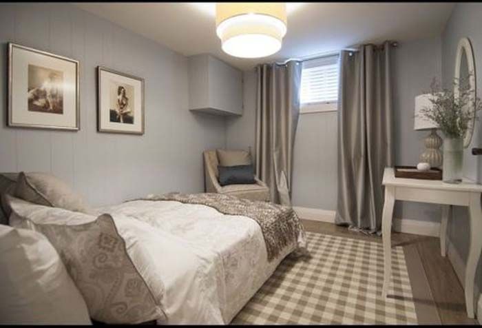 Small Women’s Basement Bedroom Idea Small Women’s Basement Bedroom Idea