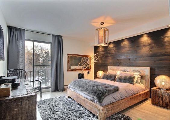 Warm Rustic Bedroom Idea