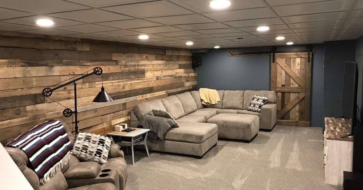Building a man cave on a budget