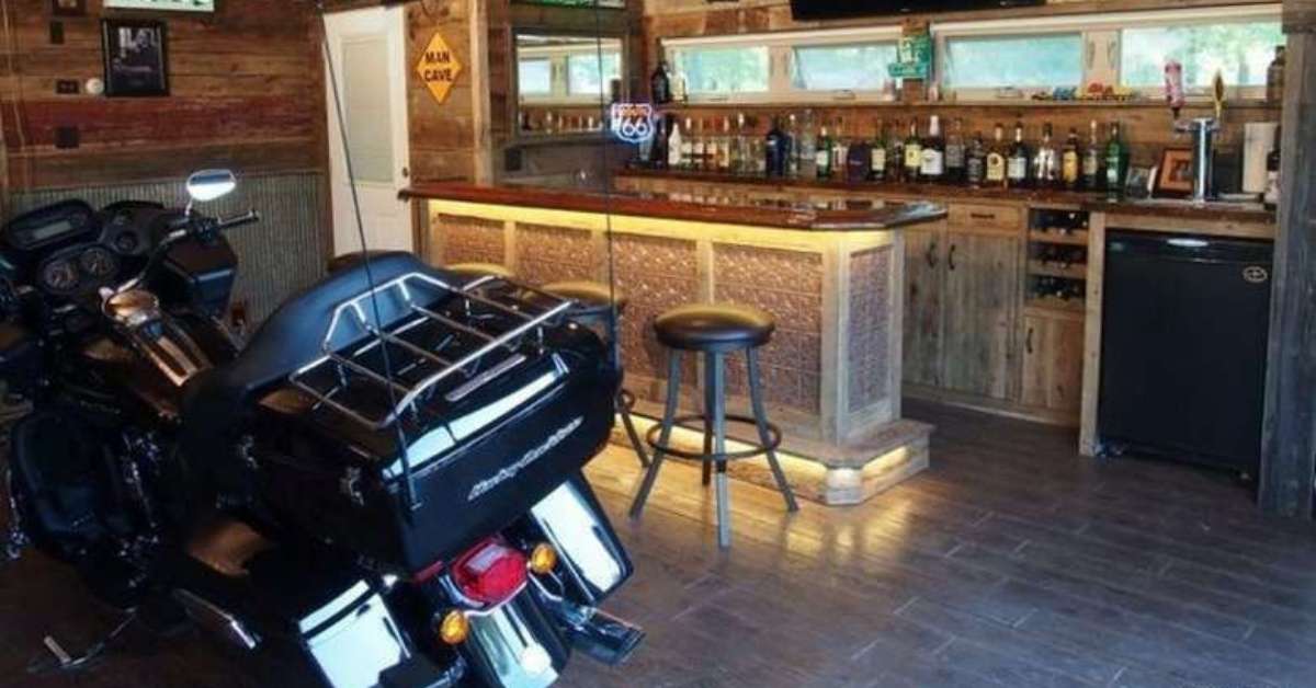 Garage bar conversion