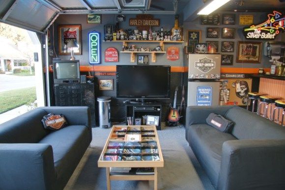 Garage Man Cave Bar Ideas