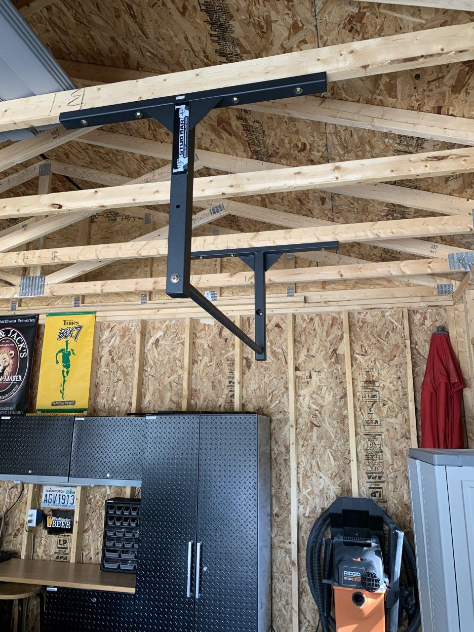 Garage Pull Up Bar Ideas Garage Pull Up Bar Ideas