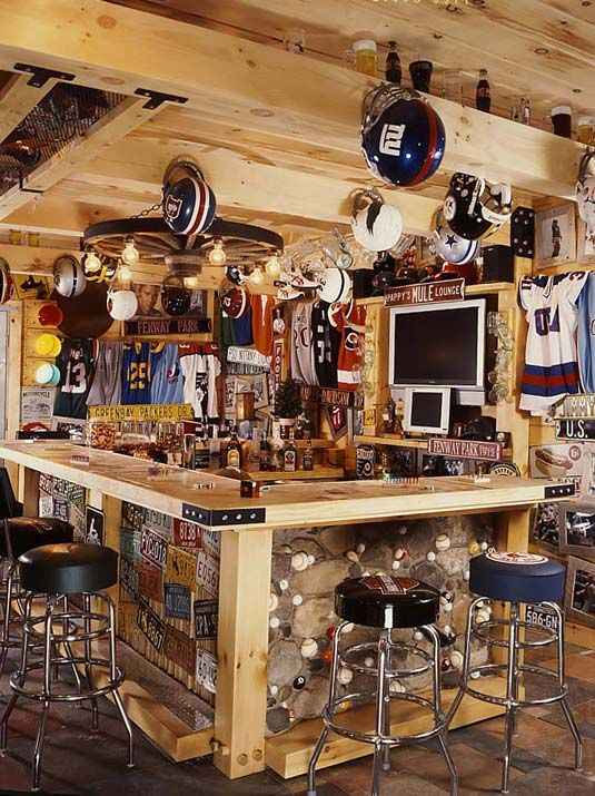 Garage Sports Bar Ideas