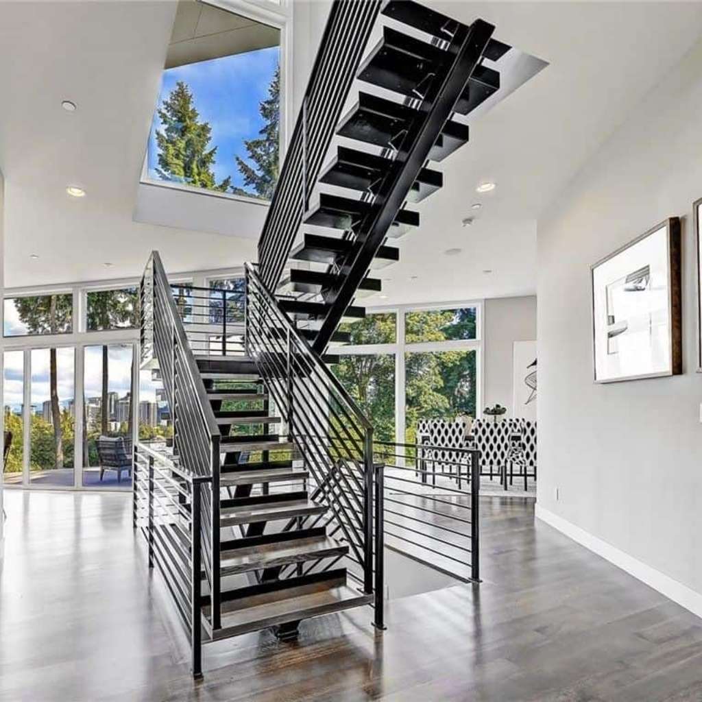 Half Open Staircase Ideas Half Open Staircase Ideas