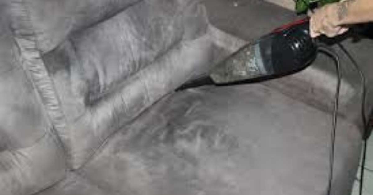 Image showing dirt on a suede couch