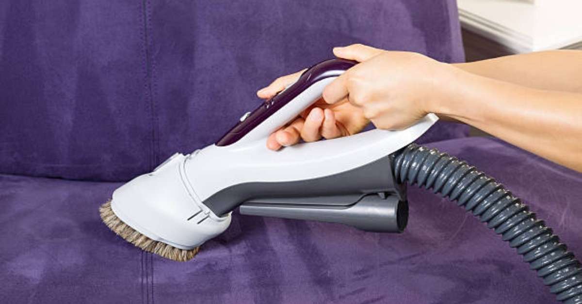 image showing how to use a vacuum cleaner to eliminate pet hair