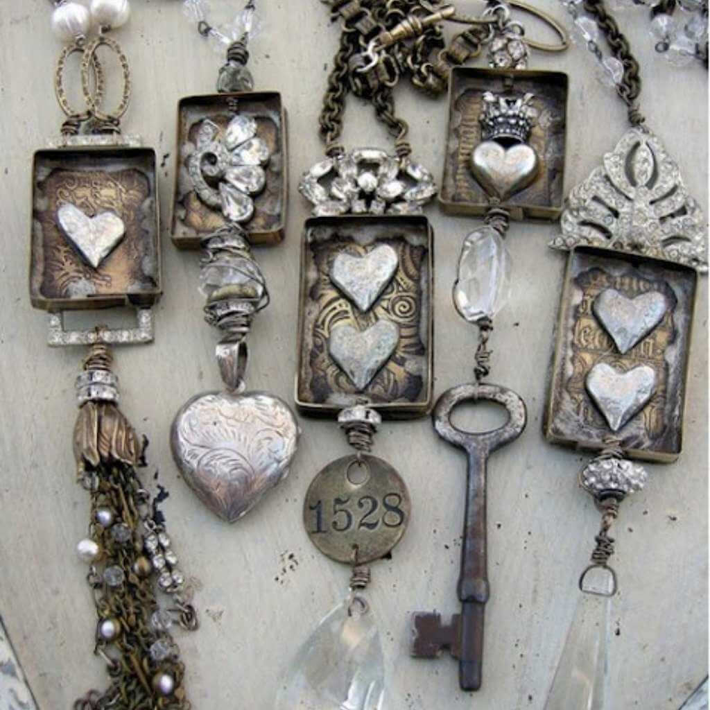Image showing pieces of rusty jewelry Image showing pieces of rusty jewelry