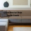 Learn How to Clean Suede Couch