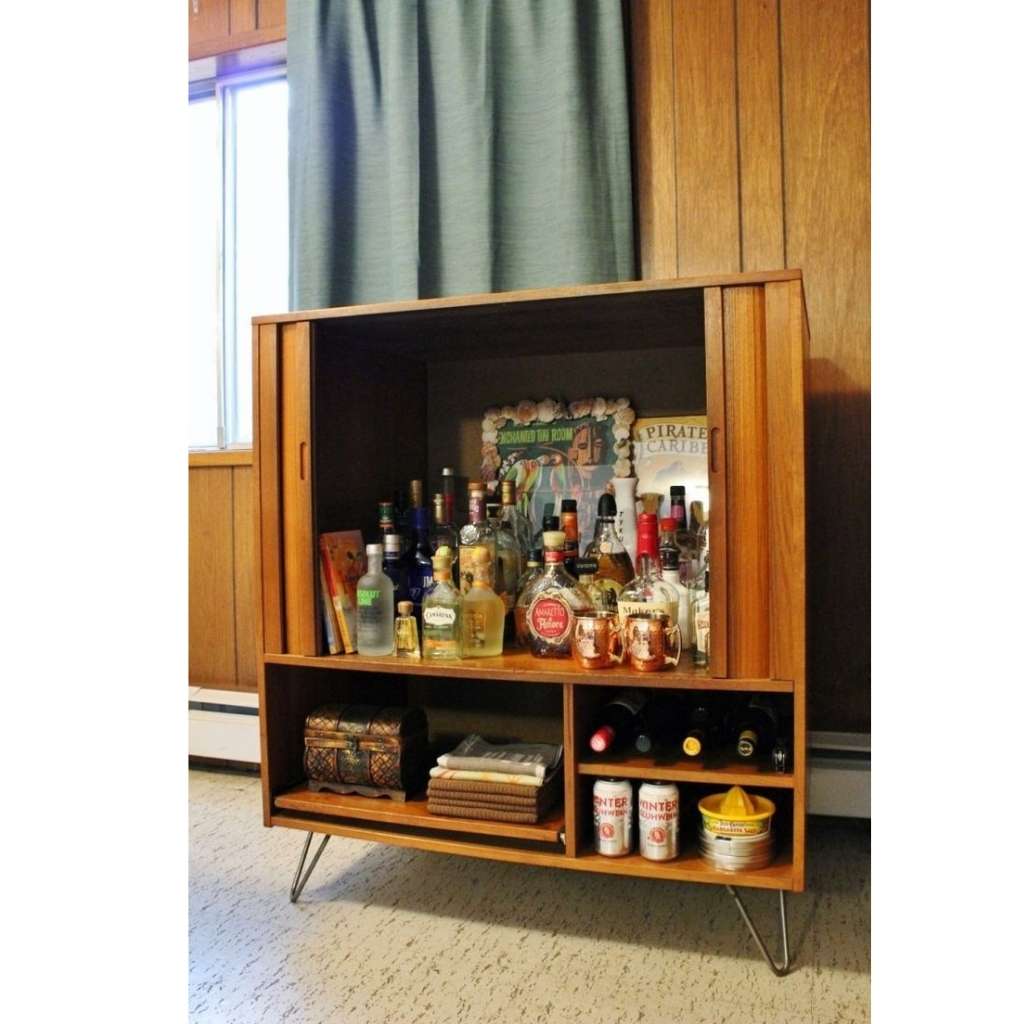 Mid-century bar shelf Mid-century bar shelf