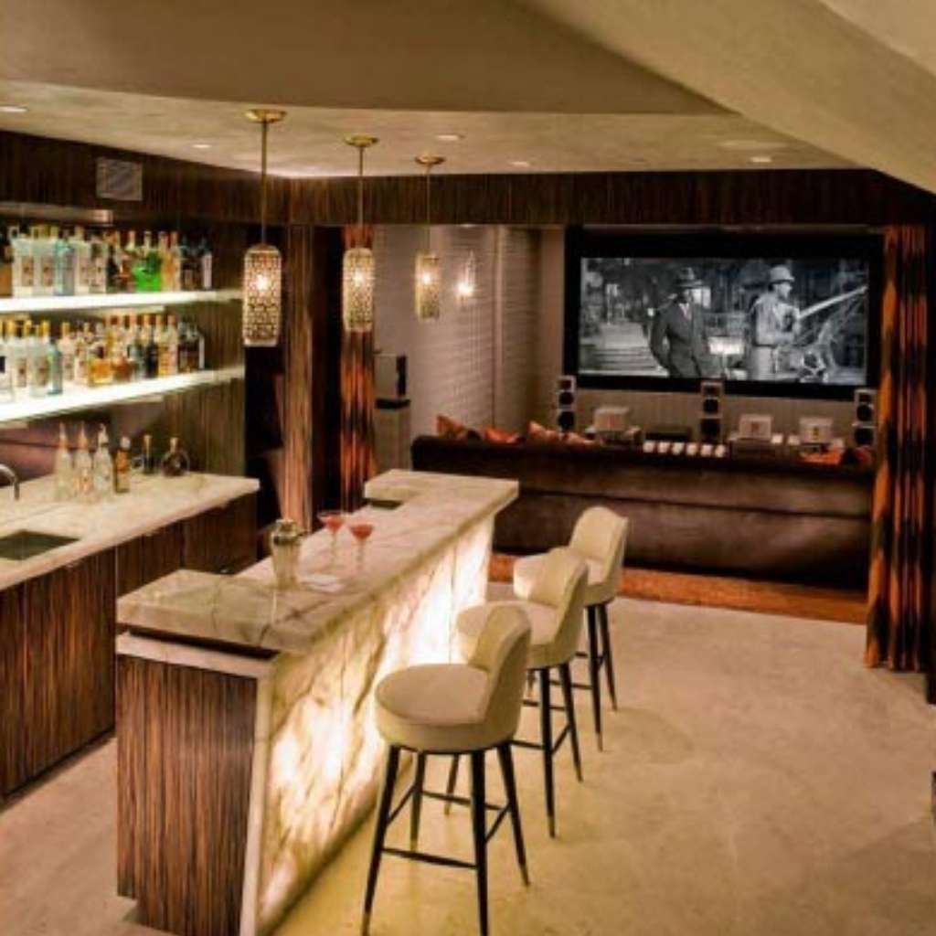Mini movie theater man cave bar Mini movie theater man cave bar
