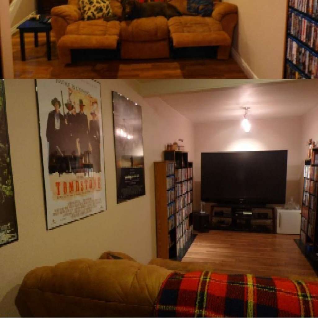 Movie theater man cave Movie theater man cave