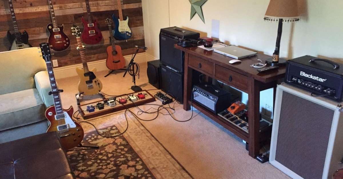 Music studio man cave Music studio man cave