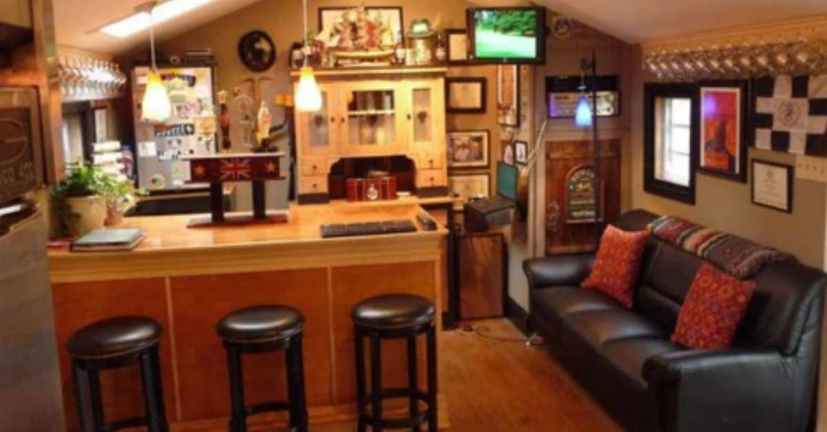 low budget garage man caves