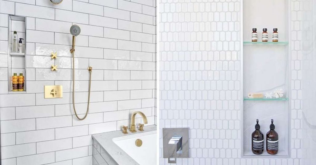 5 Amazing Subway Tile Shower Niche Ideas
