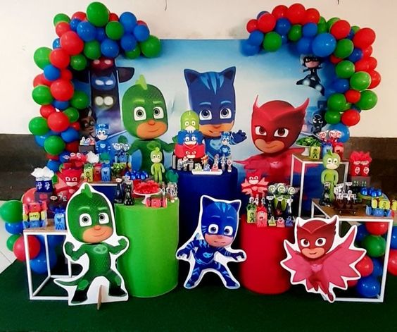PJ mask birthday party ideas PJ mask birthday party ideas