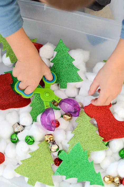 Cotton Ball Snow Water Table Cotton Ball Snow Water Table