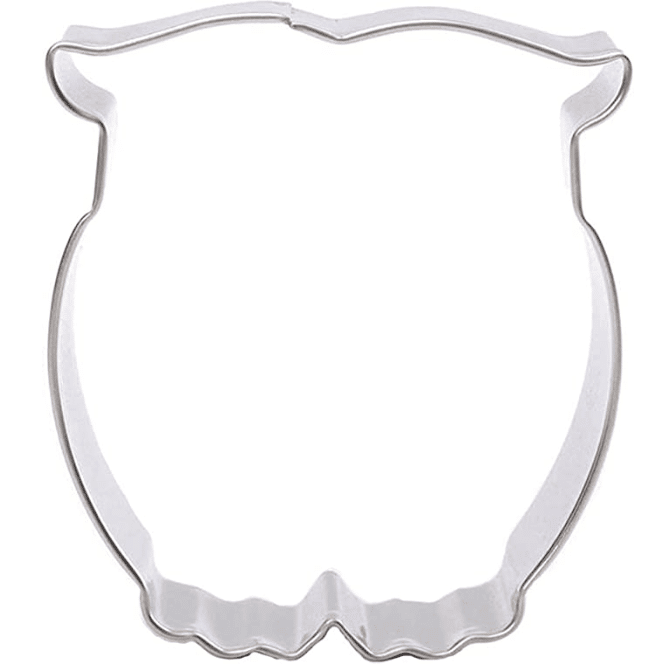 Owl-shaped cookie cutter Owl-shaped cookie cutter