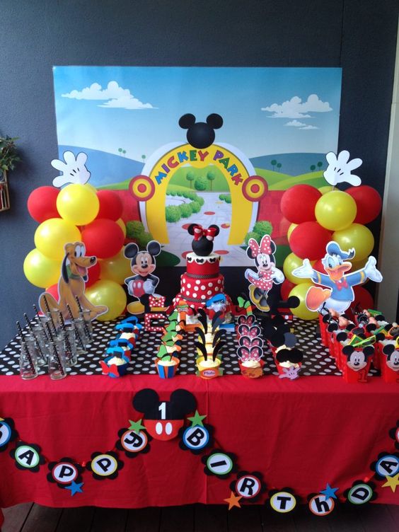 printable mickey mouse birthday decorations