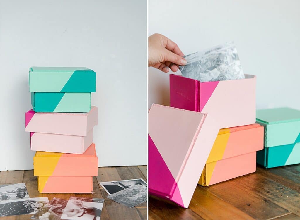 DIY storage box craft project