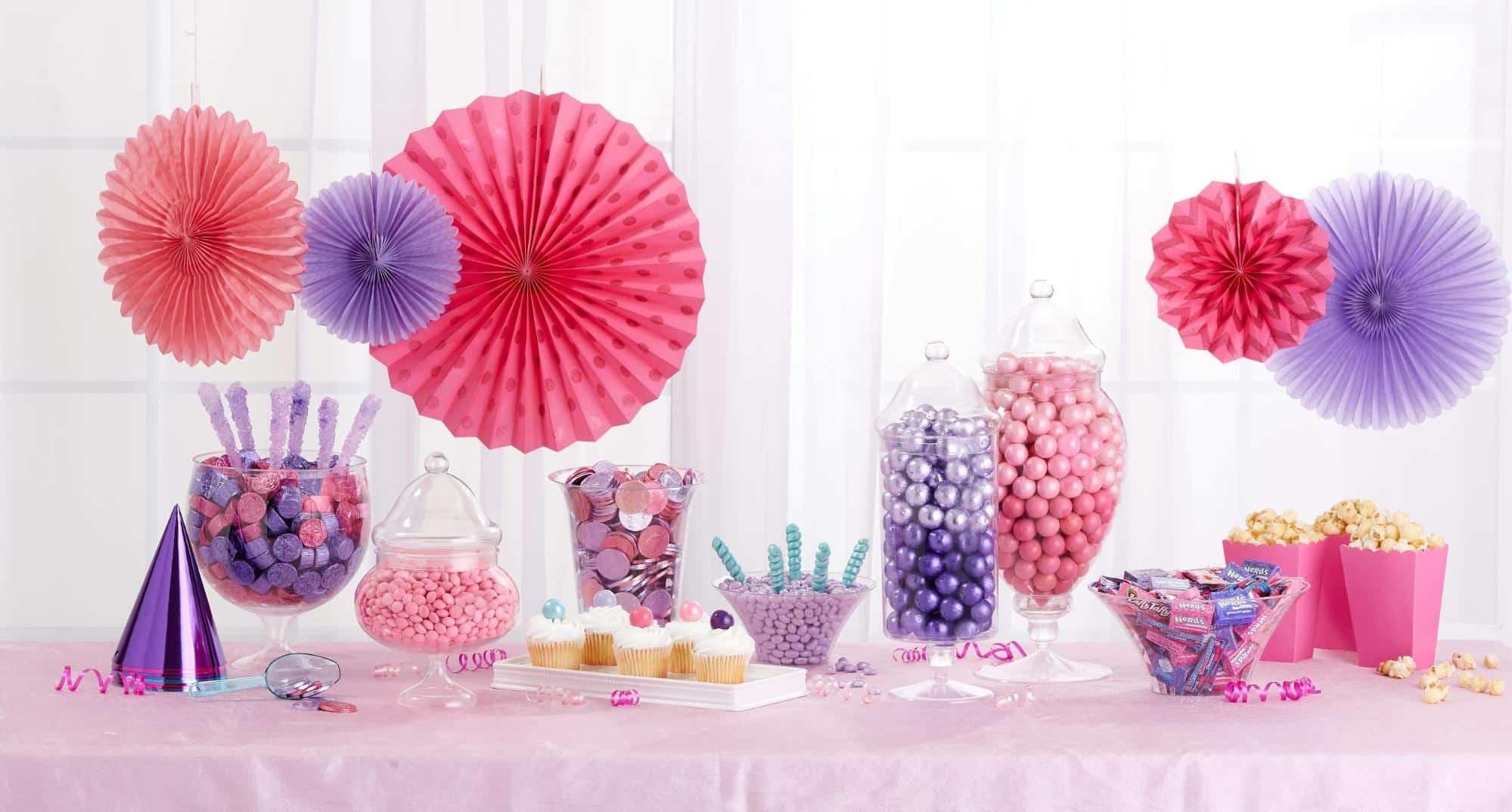 Unique unicorn candy buffet girl birthday party theme