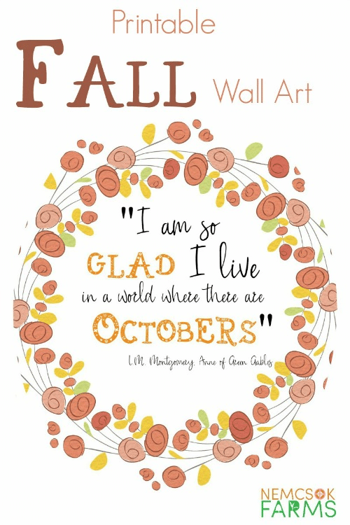 A fancy fall-inspired typography