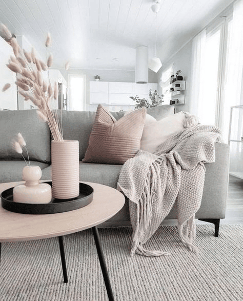 A glamorous yet calming living room A glamorous yet calming living room