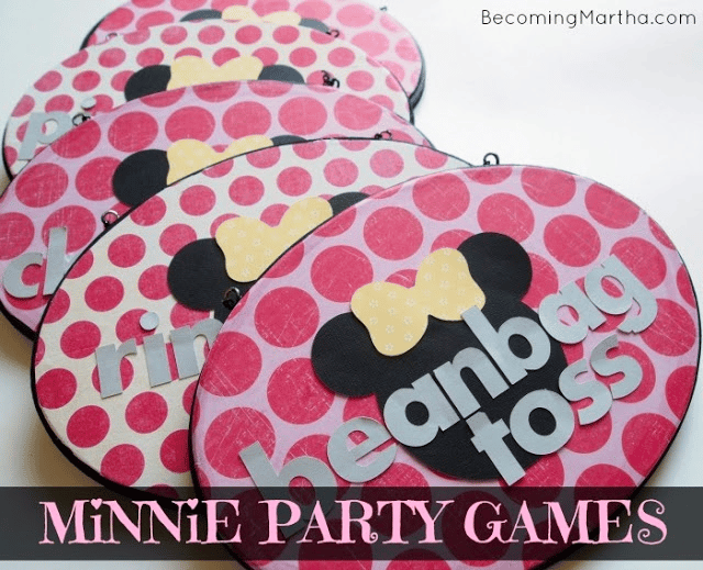 Minnie-mouse-themed birthday party activities