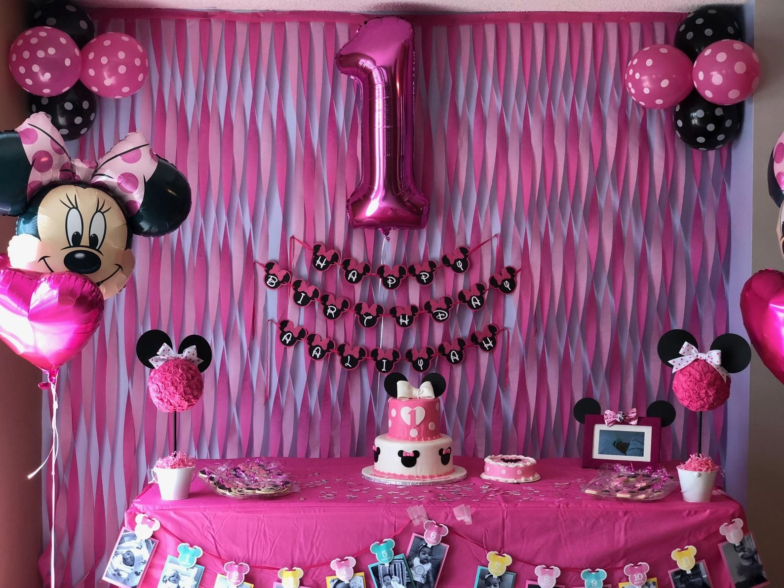 Minnie-mouse-themed birthday party for all ages