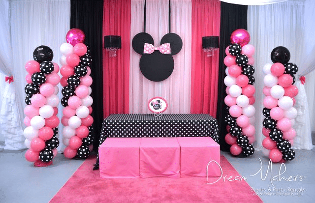 Adorable Minnie Mouse Birthday Party Decorations