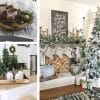 Neutral farmhouse Christmas decor ideas