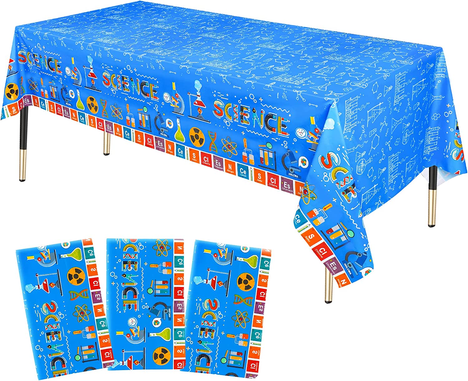 Science laboratory plastic tablecloth Science laboratory plastic tablecloth